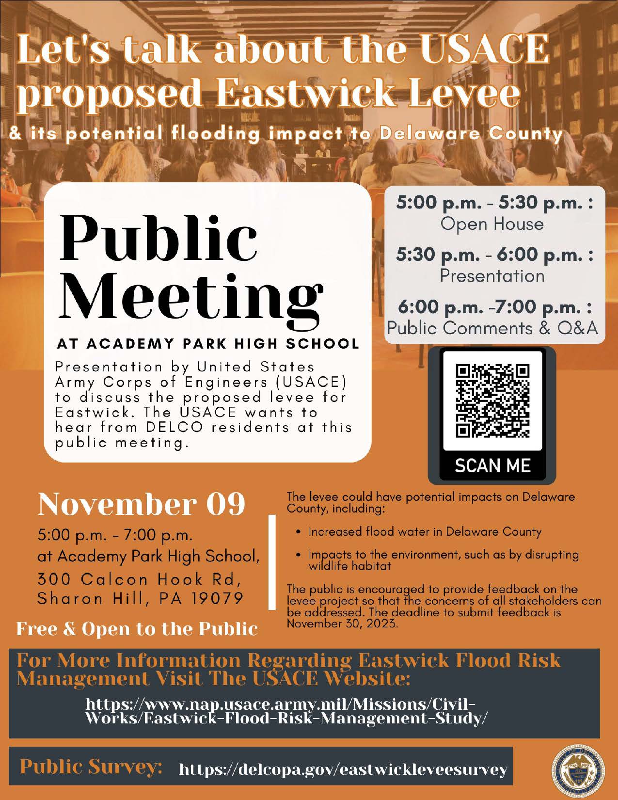 Eastwick Levee Meeting