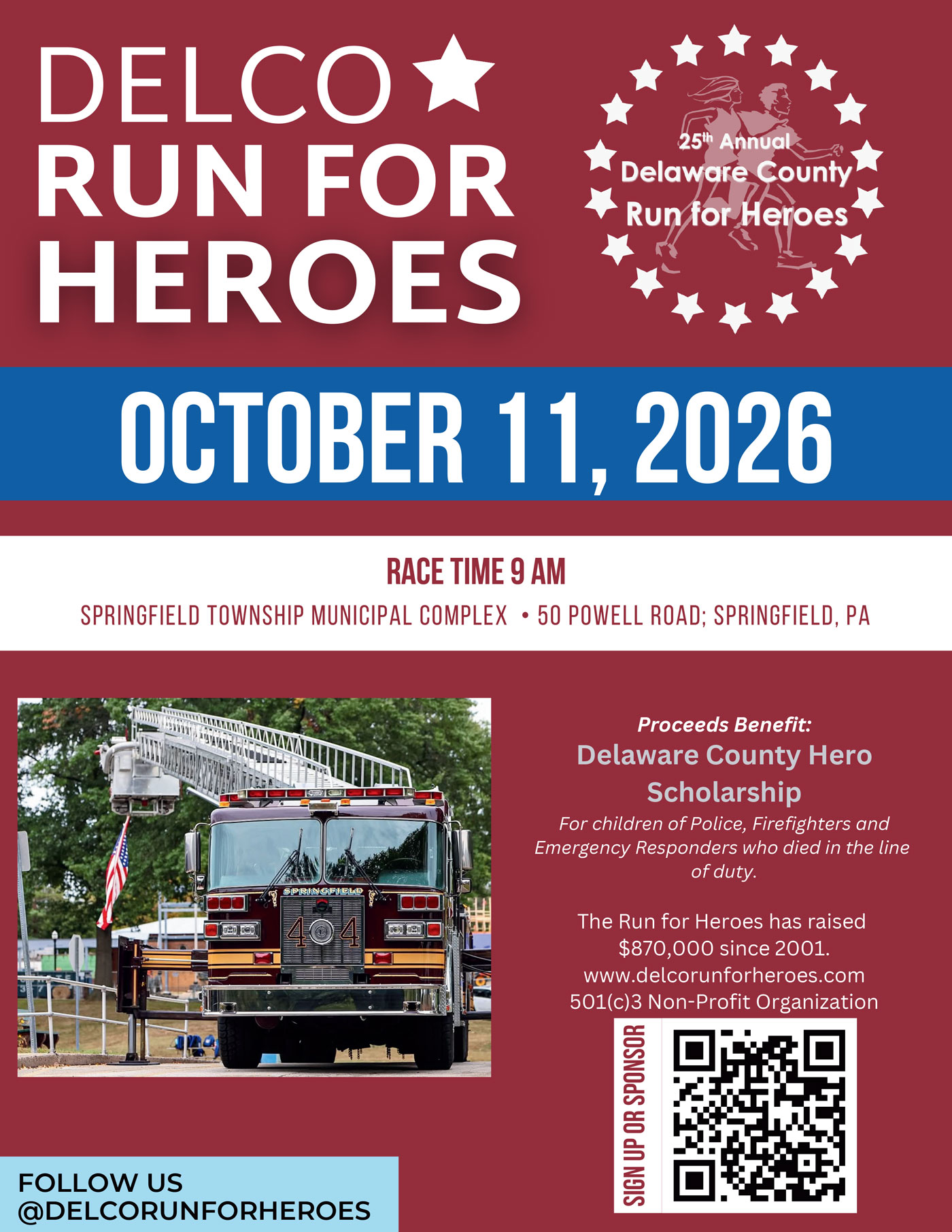 Delco Run for Heroes