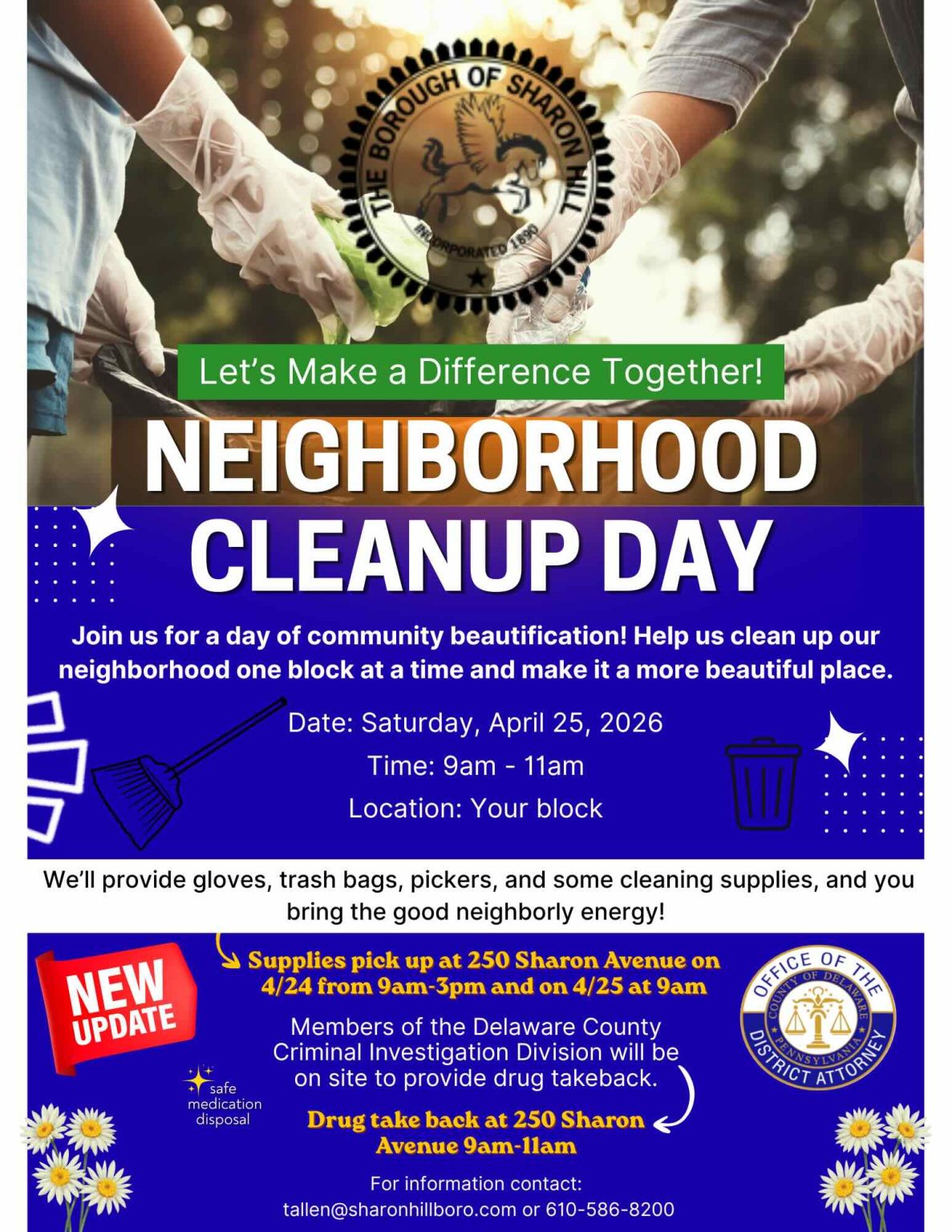 Neighborhood Cleanup Day - Sharon Hill Borough