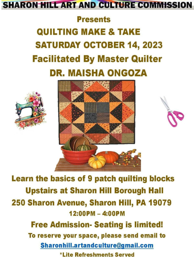 Quilting flyer