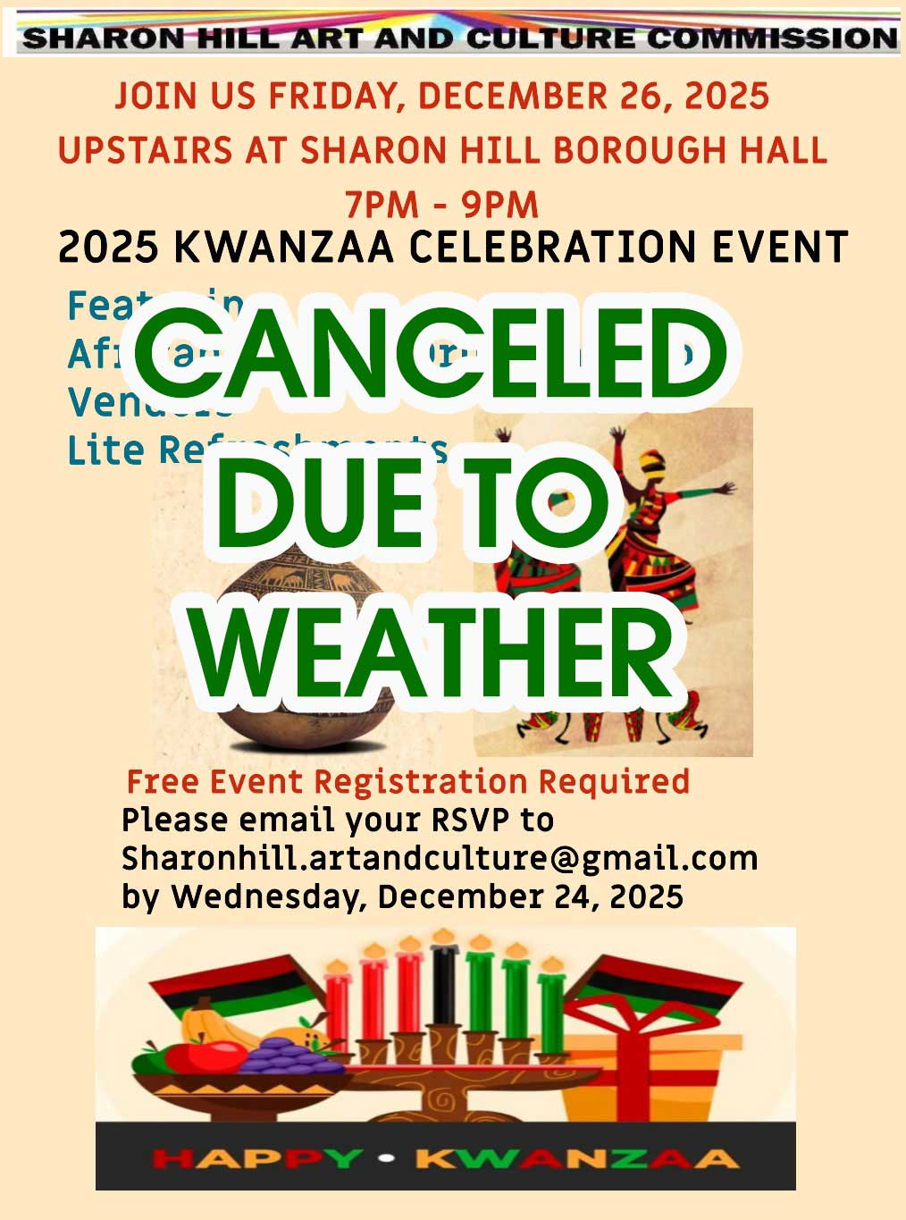 Event Canceled
