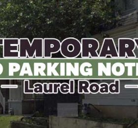 No Parking 100 Laurel September 30