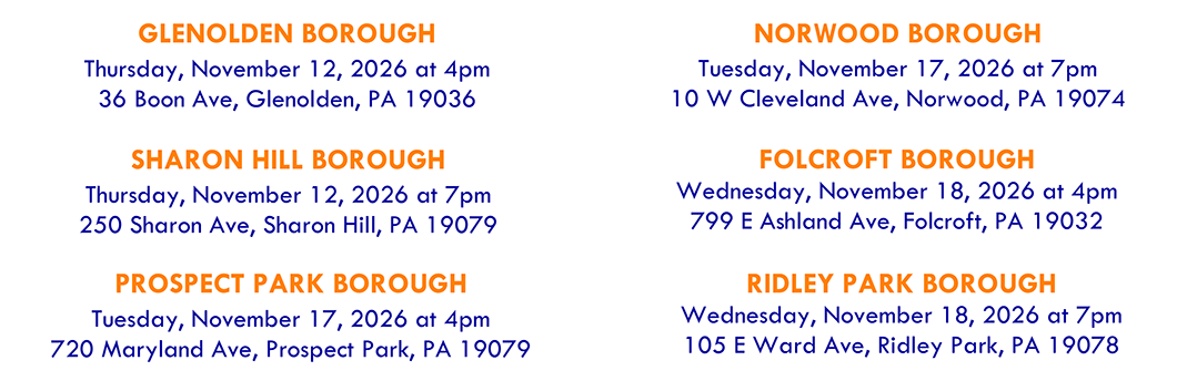 Six Borough Community Meetings