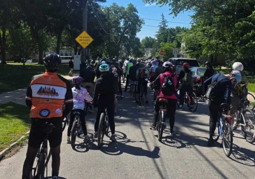 Riders in Sharon Hill 
