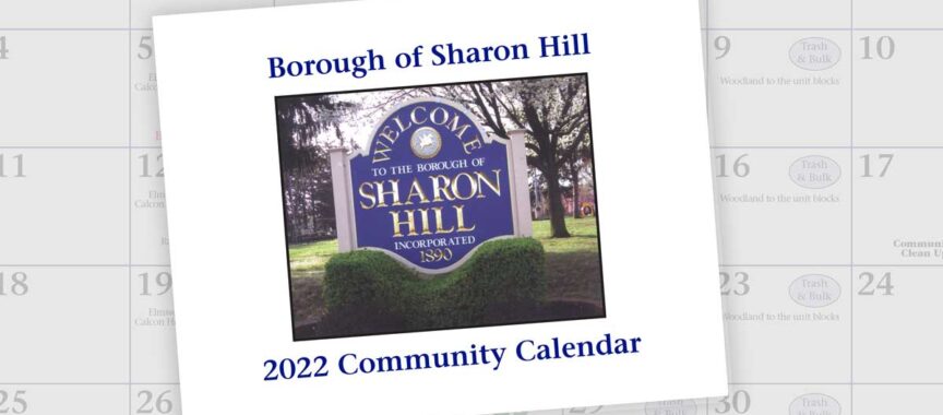 Sharon Hill Borough Calendars