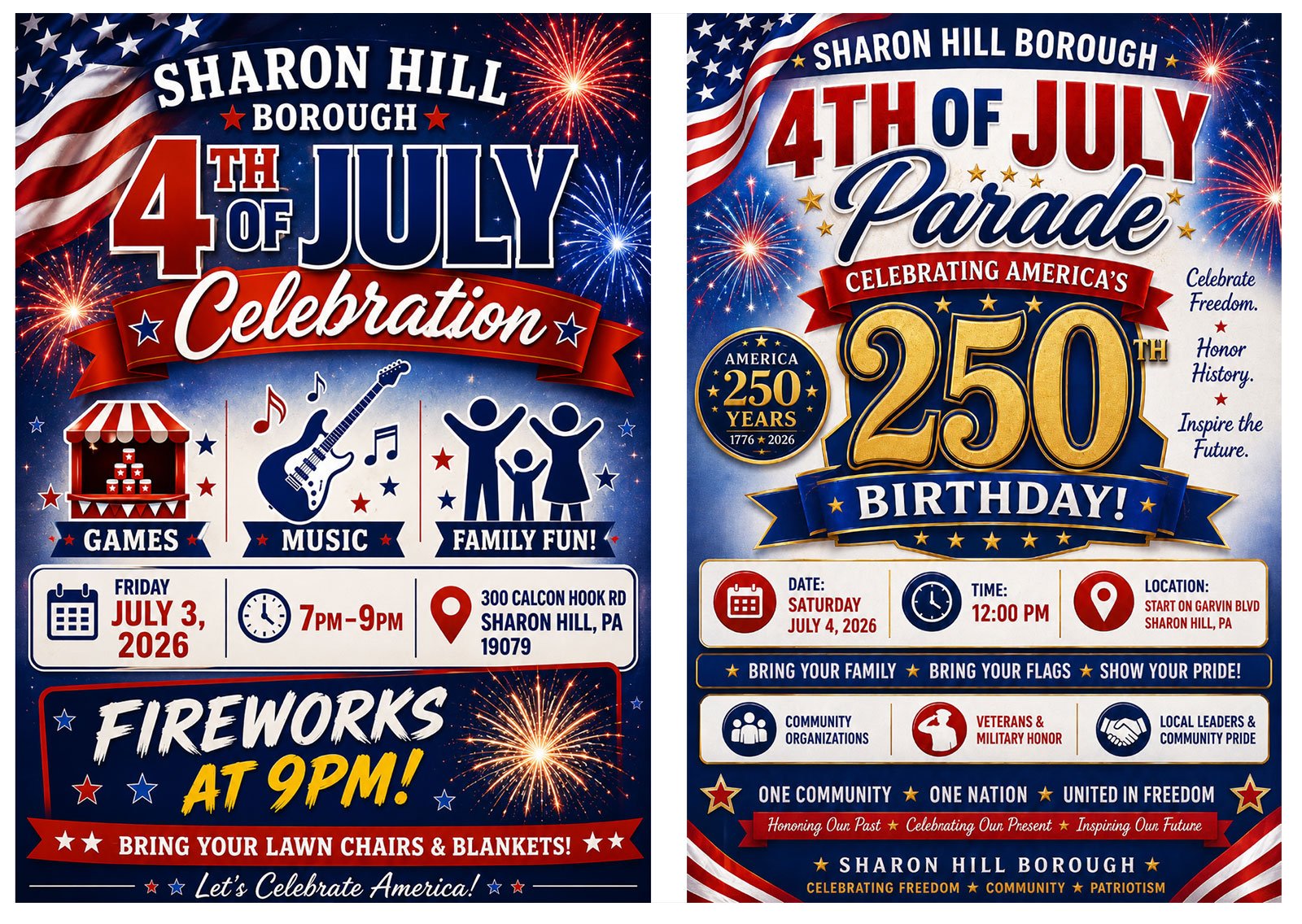 Sharon Hill Borough Fourth of July Events