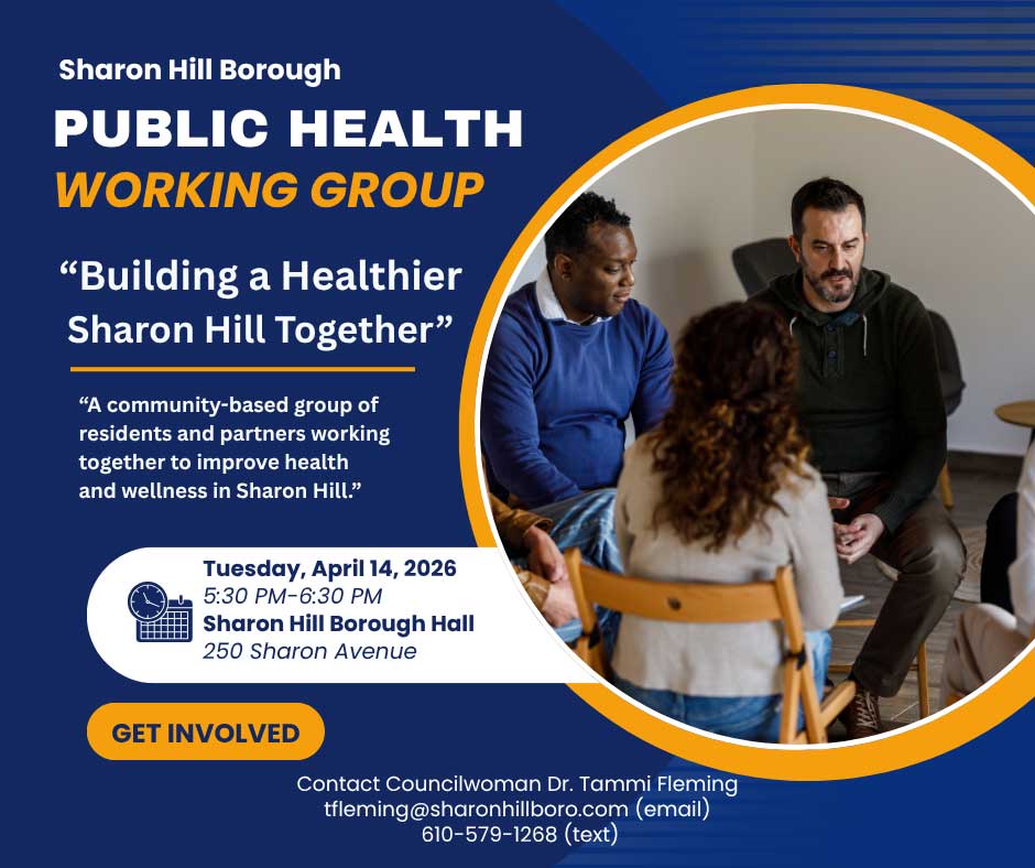 Sharon Hill's Public Health Working Group Meeting: April 14th