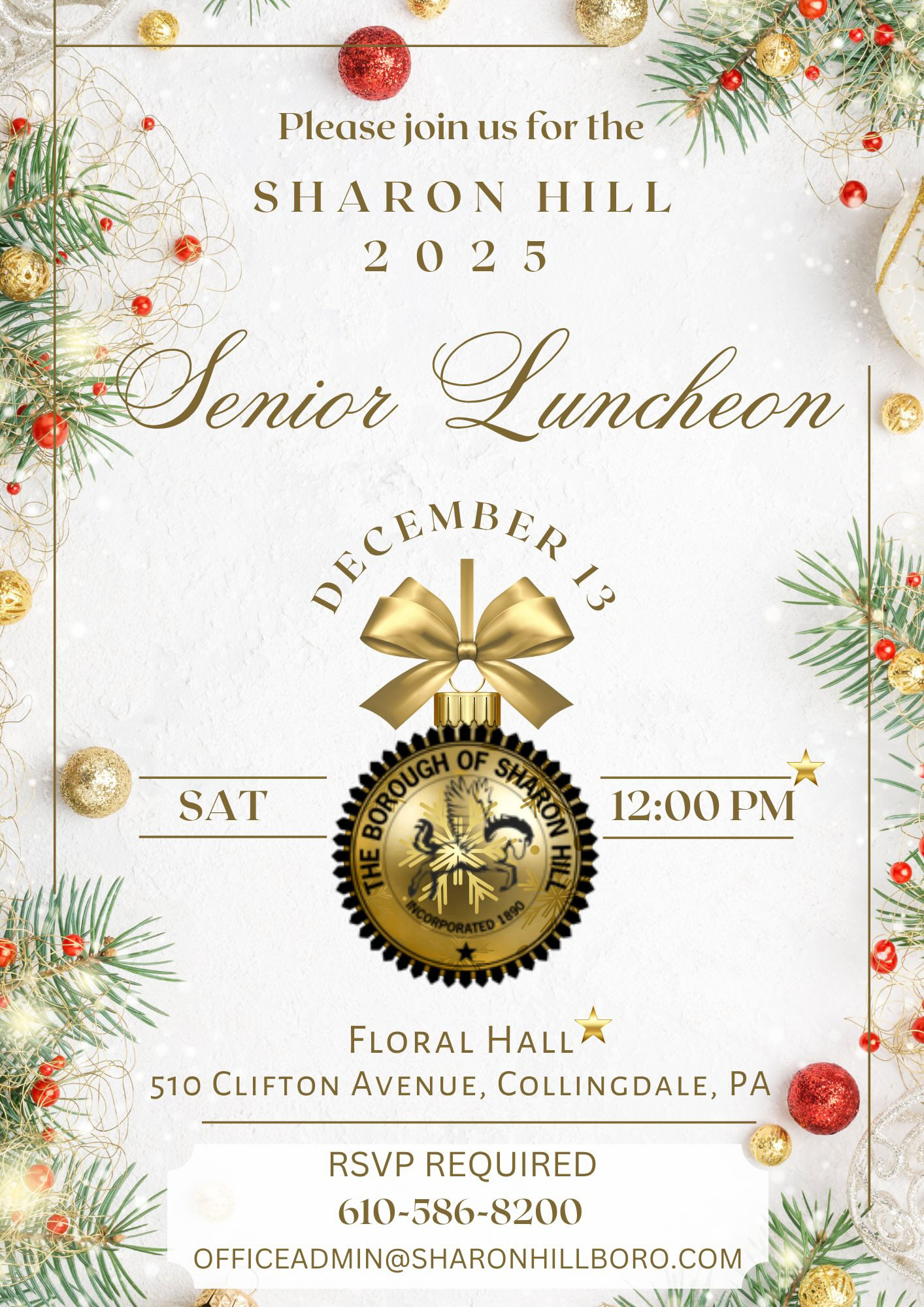 Senior Holiday Luncheon